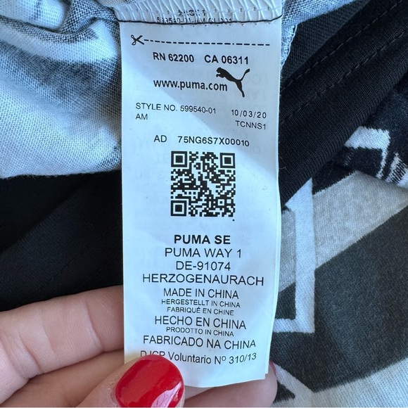 Puma BMW‎ SE Way Woman’s Street Cropped Tee AMG Petronas Motorsport Shirt large - Picture 5 of 8